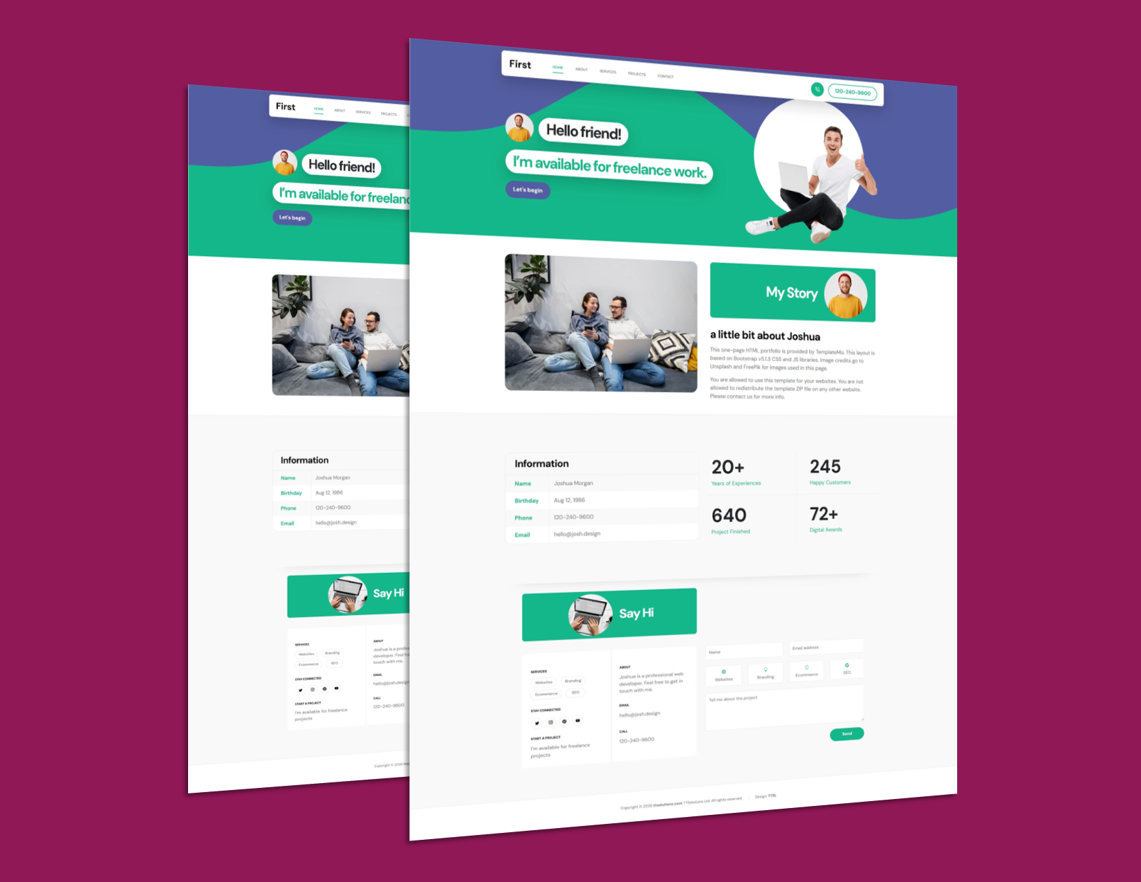 Simple Portfolio Website